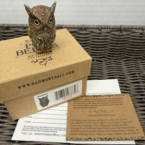 Harmony Ball Kingdom Pot Bellys - Belly "Screech" Owl - #PBZOW12 In Box